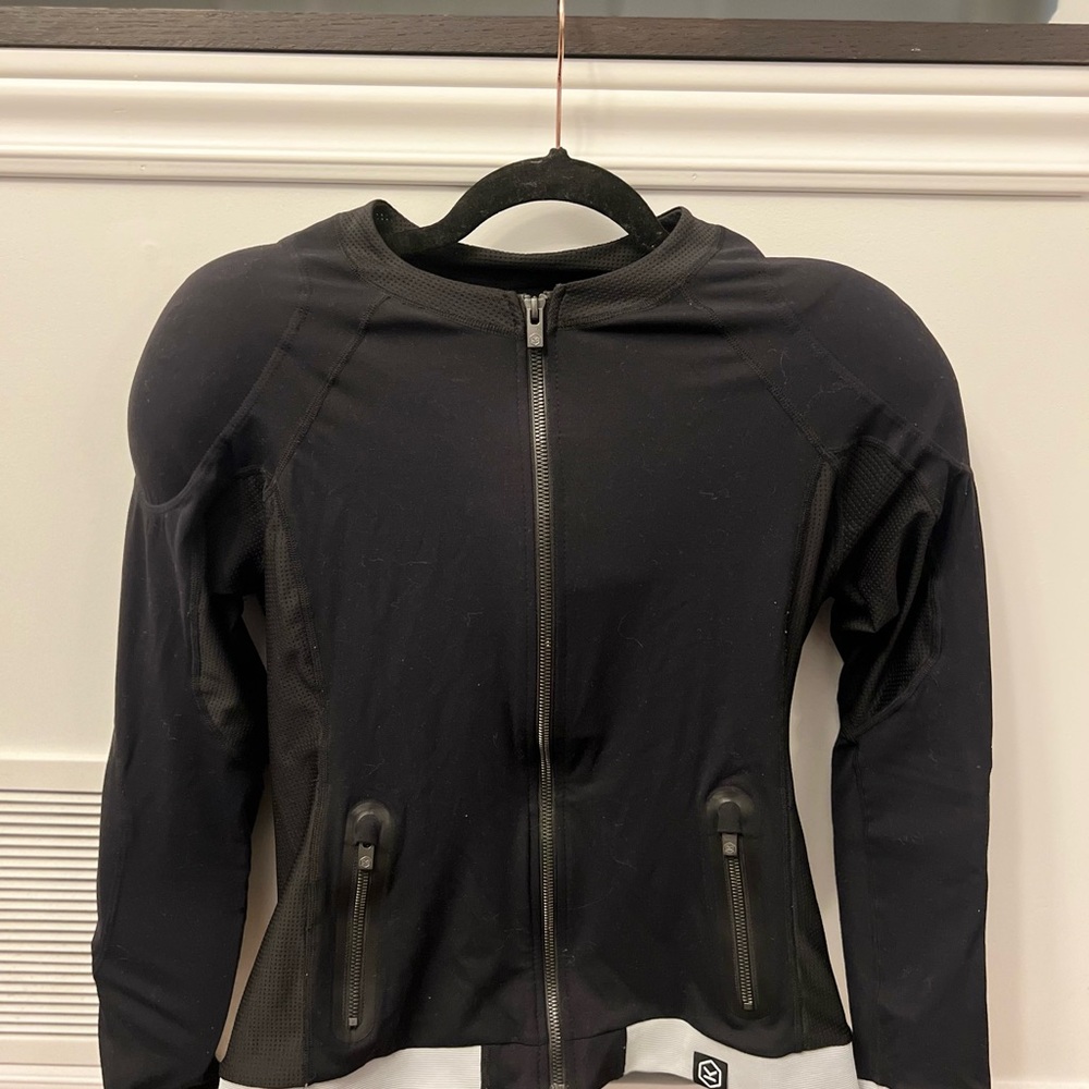 Women's Knox Black Motorcycle Armoured Shirt/Jacket (Size UK 14)